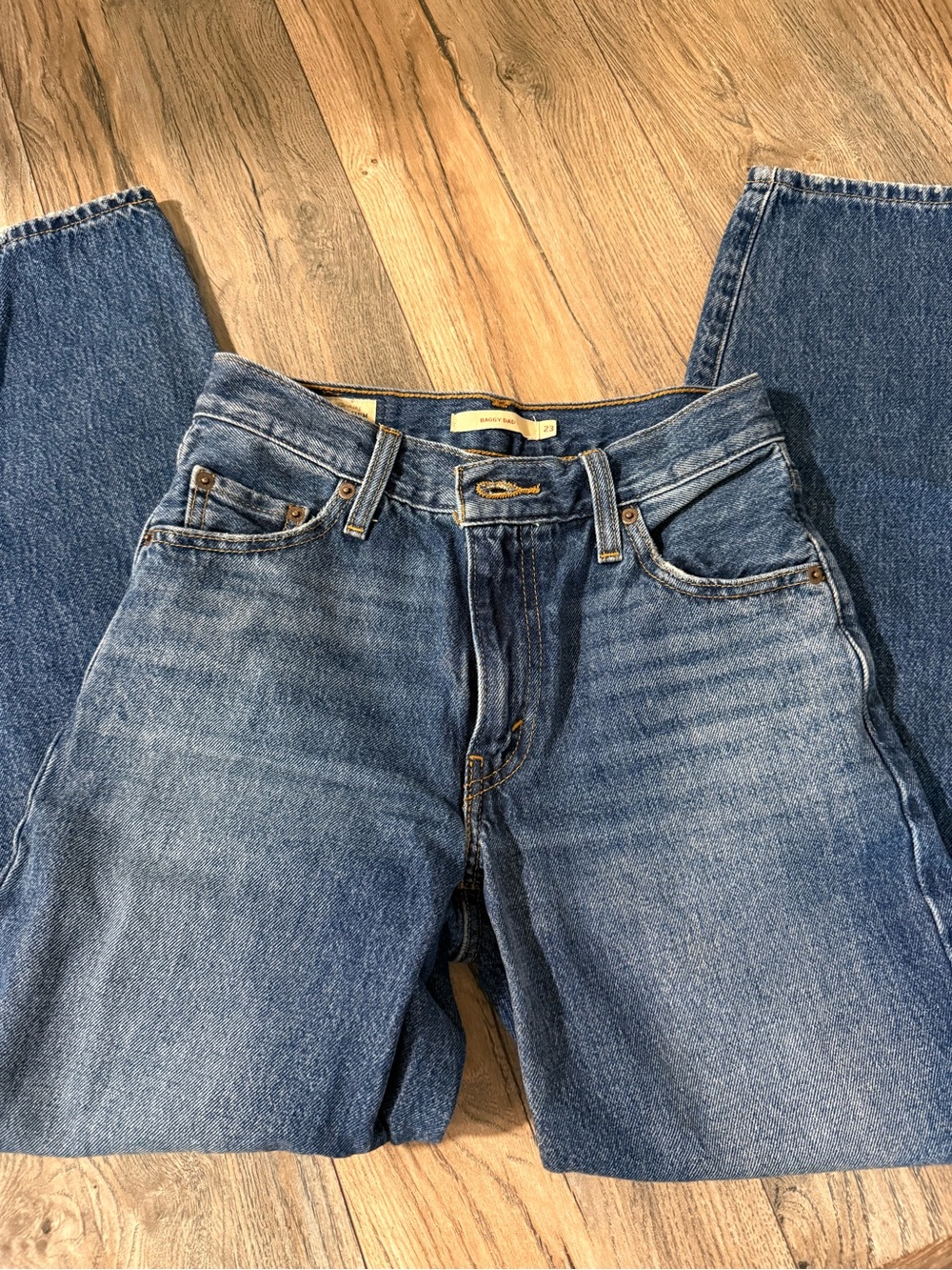 Levi's Blue Baggy Dad Jeans Sz 23